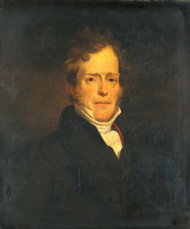 Joseph Hume. Oil painting.