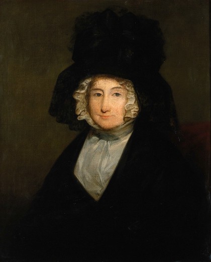 Dorothea Baillie, sister of William and John Hunter. Oil painting.