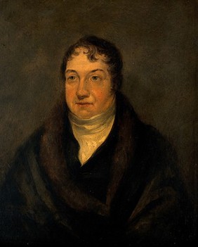 Edward Jenner. Oil painting.