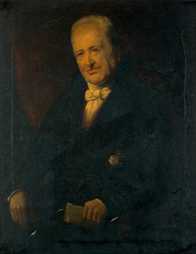 Henry Jenner, nephew of Edward Jenner. Oil painting by H. Smith.