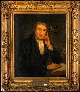 Edward Jenner. Oil painting.