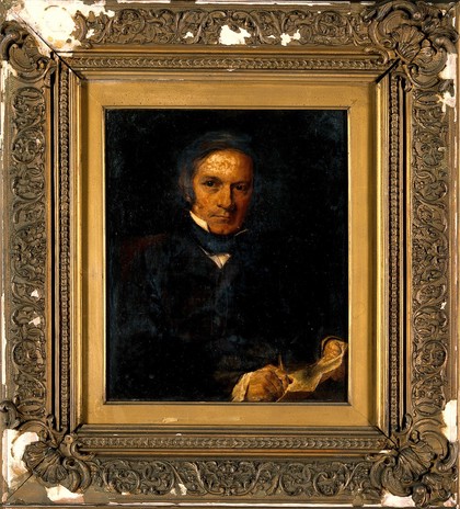 Peter Mere Latham. Oil painting by G.T. Doo.