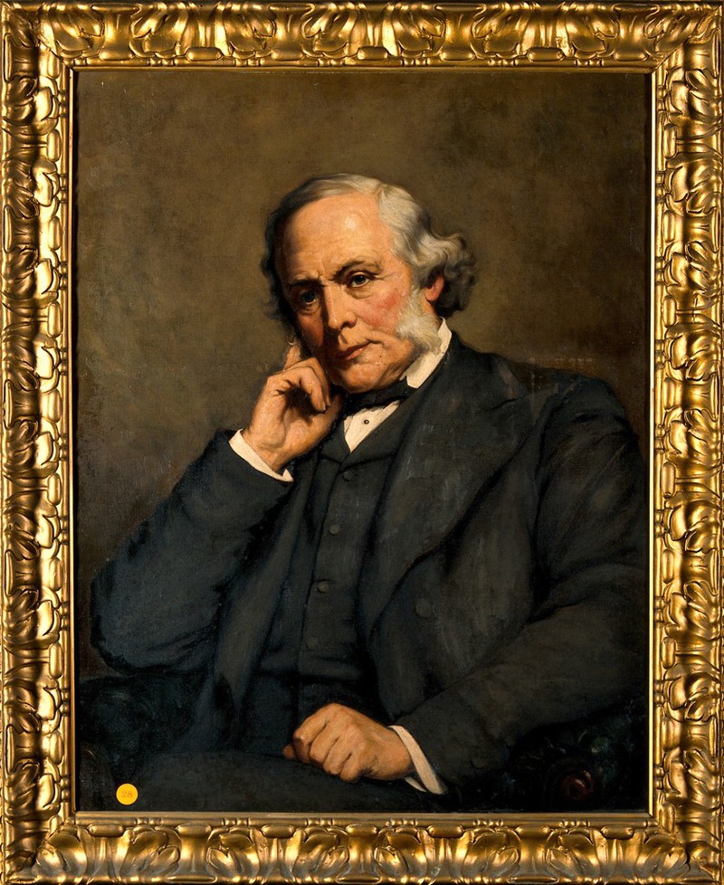 Joseph Lister, 1st Baron Lister. Oil painting after W.W. Ouless., by Walter William Ouless