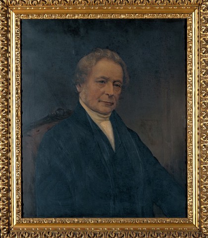 Joseph Jackson Lister. Oil painting.