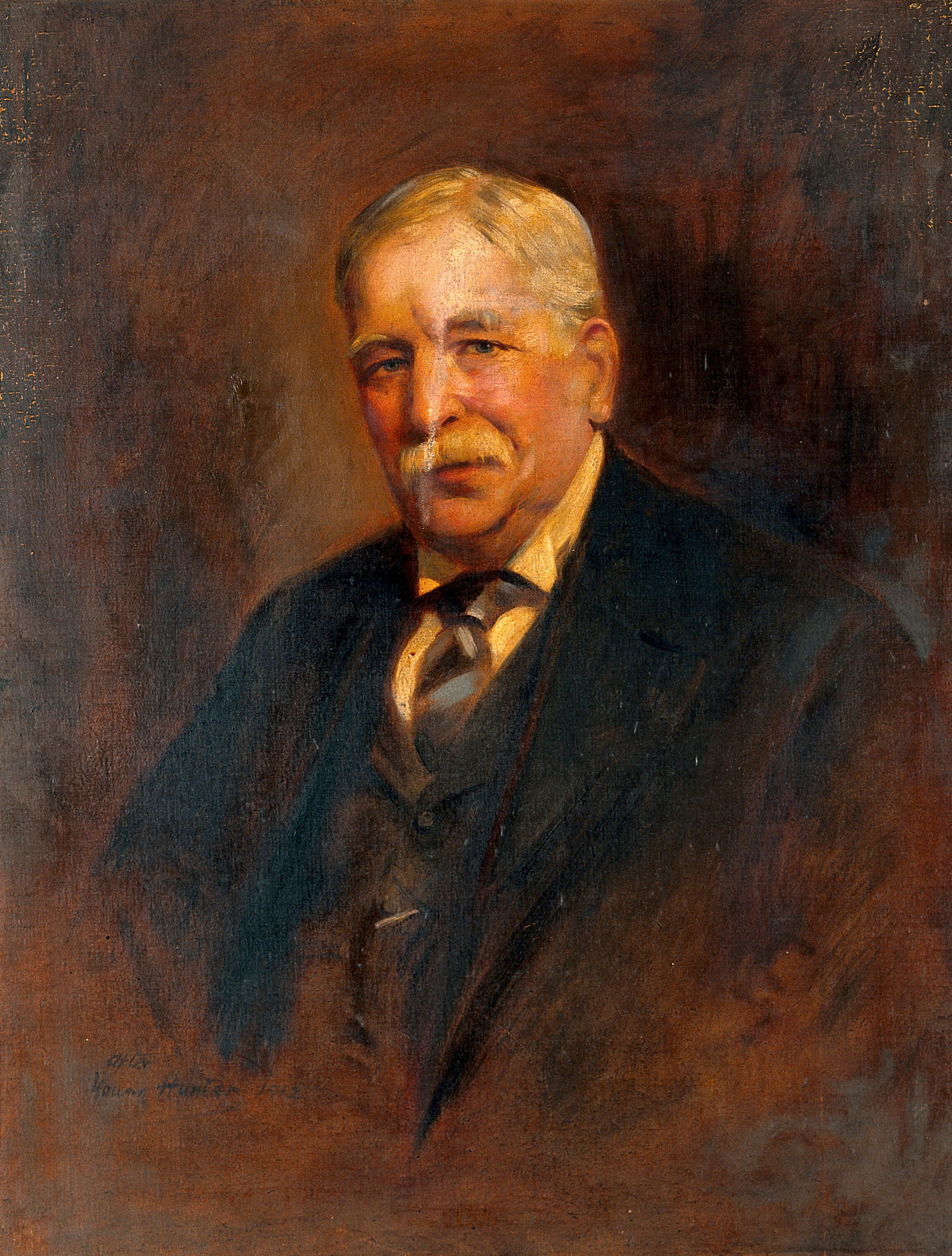 Sir Patrick Manson Oil Painting After J Young Hunter 1912