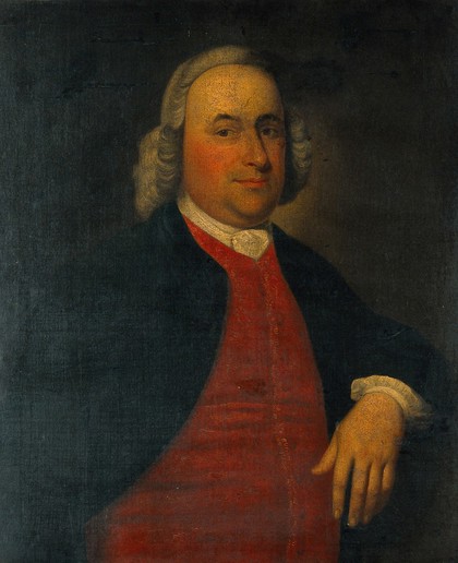 Robert Mynors, surgeon at Birmingham. Oil painting.