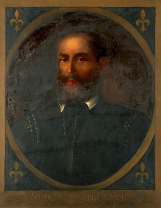 Michael Nostradamus. Oil painting.