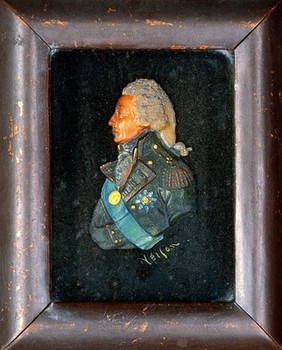 Horatio Nelson, Viscount Nelson. Wax relief.
