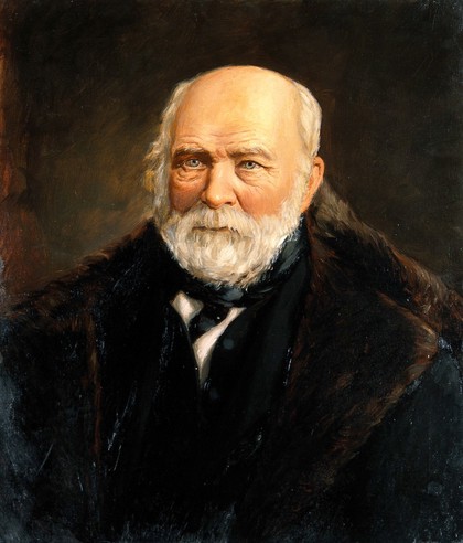 Nicolai Ivanovich Pirogov. Oil painting.