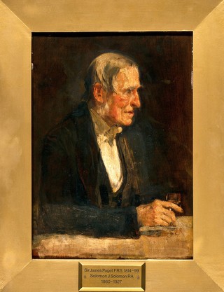 Sir James Paget Bt. (1814-1899), surgeon and pathologist. Oil painting by Solomon Joseph Solomon, ca. 1897.