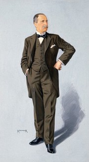 Sir William Osler. Gouache by Kanak (?), 1914.