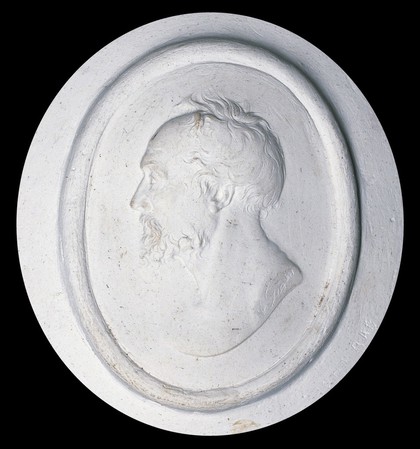 John Rae. Plaster relief.