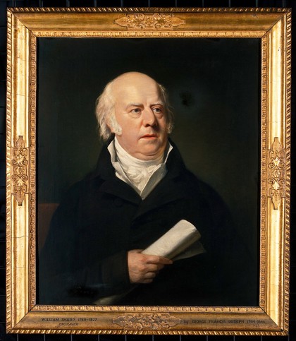 William Sharp, engraver. Oil painting by G. F. Joseph, ca. 1817.
