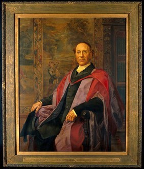 Henry Robert Silvester. Oil painting by John Henry Sylvester, 1895.