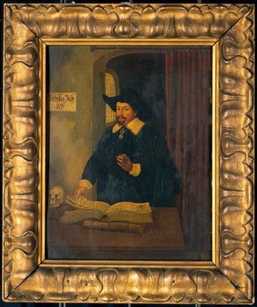 Nicolaes Tulp. Oil painting after Rembrandt van Rijn.