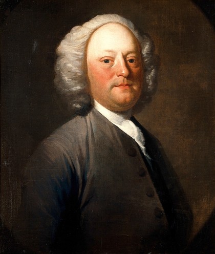 Edmund Watson (1696-1774), physician at Stockport. Oil painting attributed to Hamlet Winstanley.