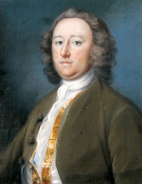 John (?) Watson. Pastel attributed to W. Watson, 174-.