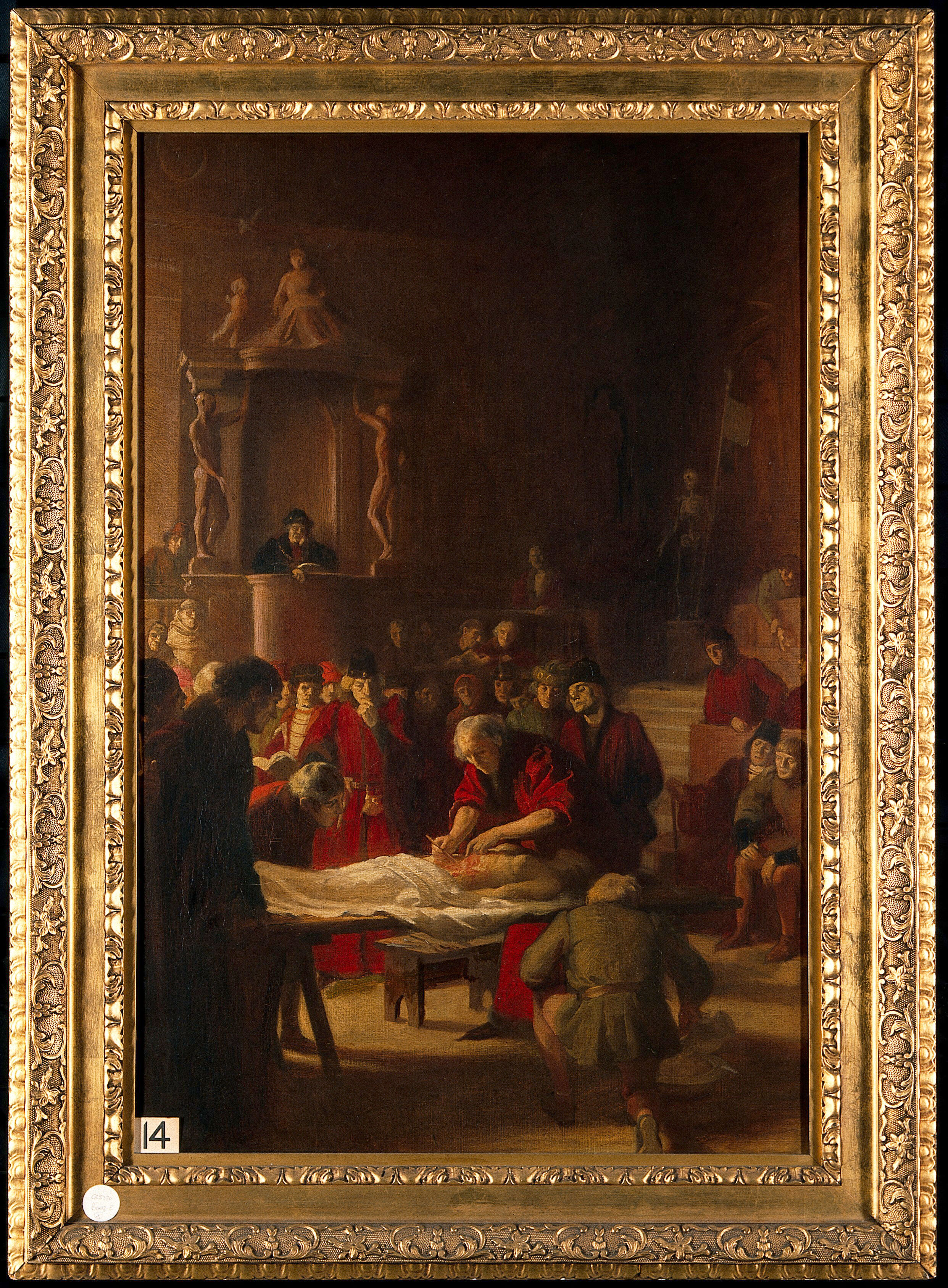 Mundinus The Italian Anatomist Making His First Dissection In