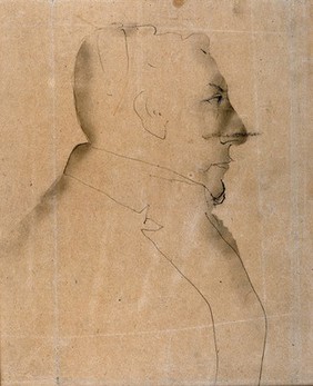 A member of the Jenner family. Pencil and wash, 1800/1820?.