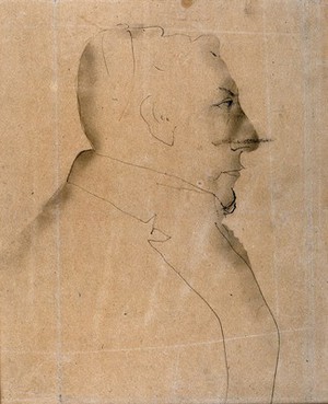 view A member of the Jenner family. Pencil and wash, 1800/1820?.
