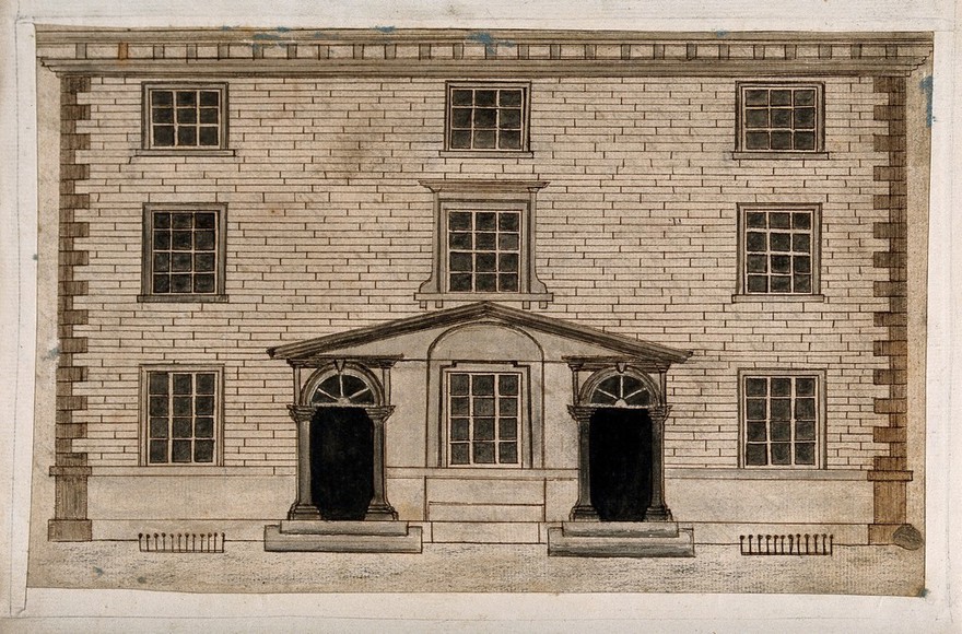 The house of Dr. C. S. Sutcliffe. Drawing.