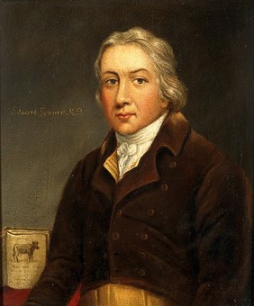 Edward Jenner. Oil painting.