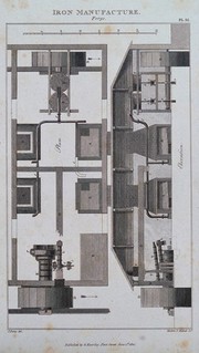 A labelled plan, and cross-section, of an iron foundry. Engraving by Mutlow after J. Farey.