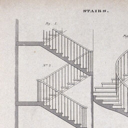 Building Two Floor Plans Showing The Layout Of Joists And