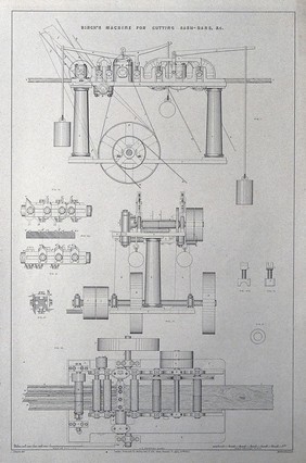 Birch's machine for cutting sash-bars etc. / J. Johnson del. ; G.D. Dempsey direx.