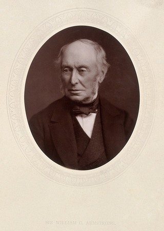 Sir William George Armstrong. Process print after Lock & Whitfield.