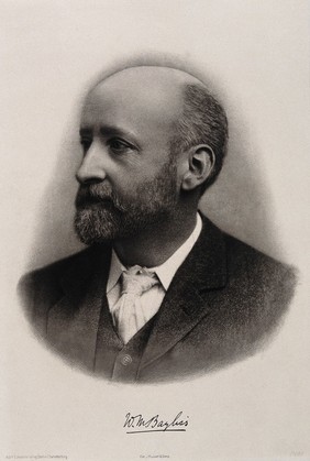 Sir William Maddock Bayliss. Photogravure after J. Russell & Sons.