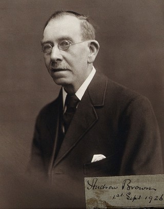 Andrew Brown. Photograph, 1926.