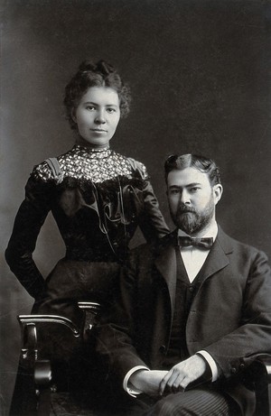 view John Gerald Byrne and Mrs Byrne. Photograph by Monfort.