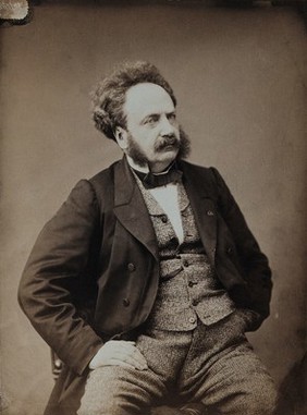 Auguste André Thomas Cahours. Photograph.
