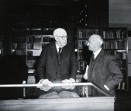 Sir Henry Hallett Dale and Sir Zachary Cope, 1962. Photograph.