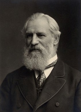 Sir William Henry Flower. Photograph by Elliott & Fry.