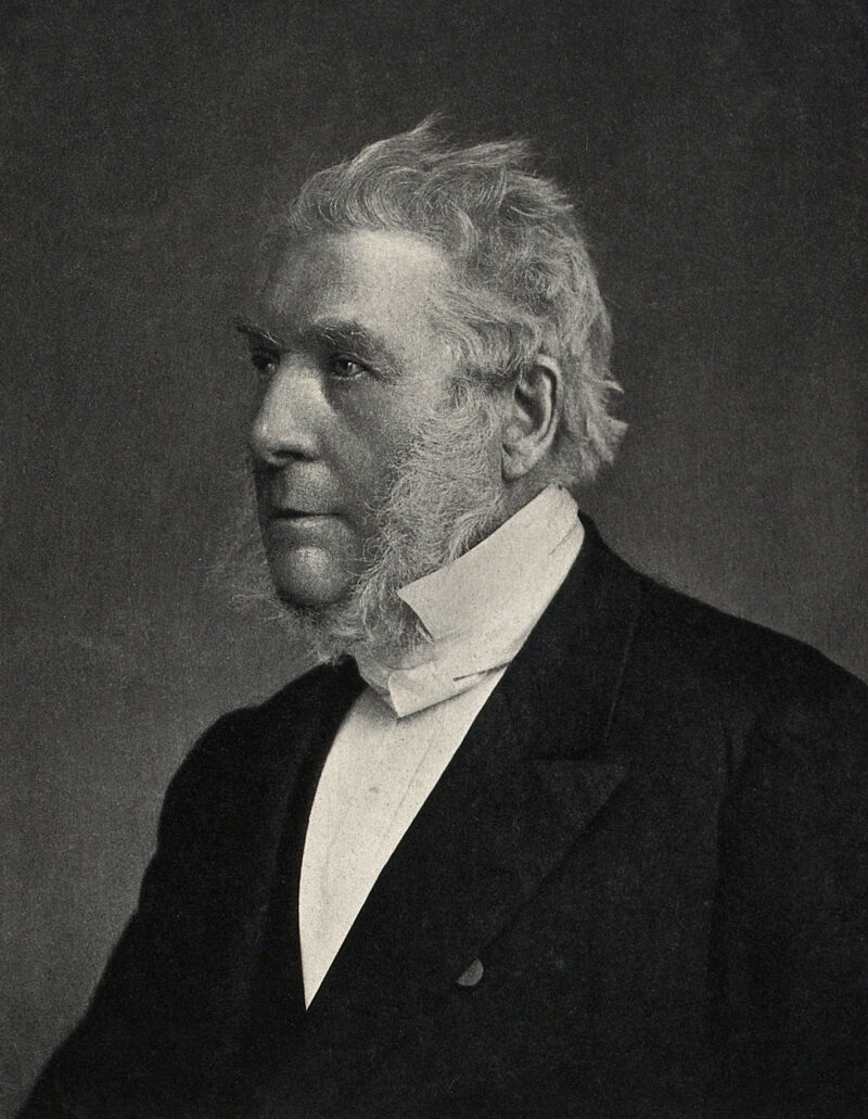 James Glaisher. Photogravure after J. Mayall., by John Jabez Edwin Mayall