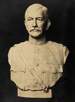 view William Crawford Gorgas. Photograph after P. Bryant Baker, 1919.