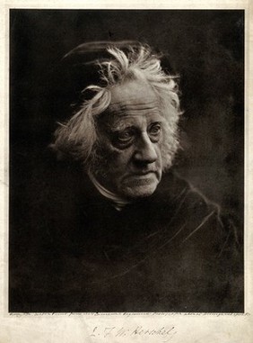 Sir John Herschel. Photograph by Julia Margaret Cameron, 1867.
