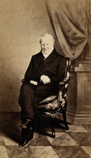 view Friedrich Heinrich Alexander von Humboldt. Photograph.