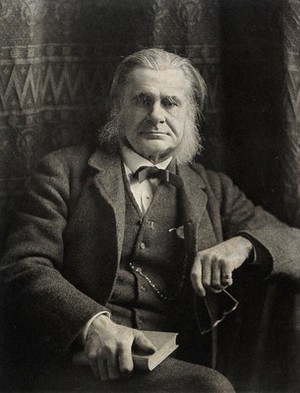 view Thomas Henry Huxley. Photogravure after Elliott & Fry.