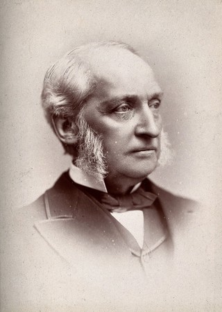 Sir George Johnson. Photograph by G. Jerrard, 1881.