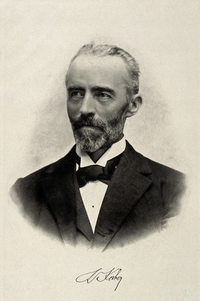Theodor Kocher. Photogravure.