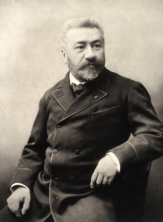 Odilan-Marc Lannelongue. Photogravure after E. Pirou (?).
