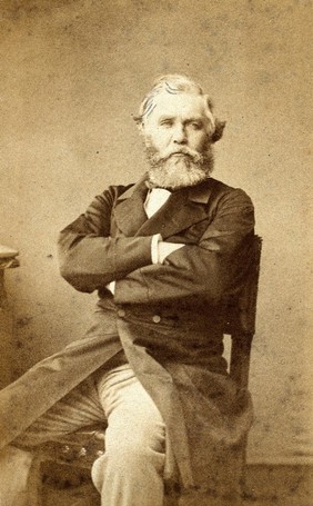 Sir Austen Henry Layard. Photograph by W. & D. Downey.