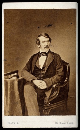 David Livingstone. Photograph by Mayall.