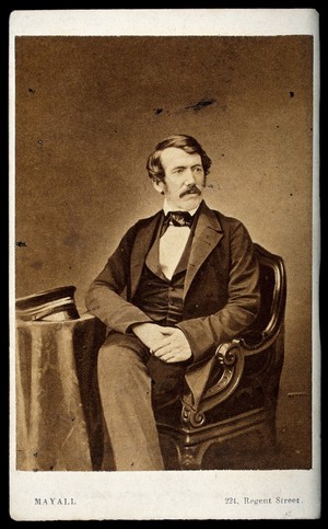 view David Livingstone. Photograph by Mayall.