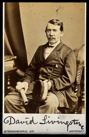 view David Livingstone. Photograph by the London Stereoscopic & Photographic Company.