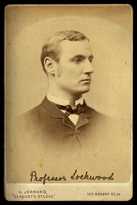 Charles Barrett Lockwood. Photograph by G. Jerrard.