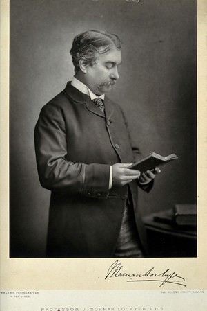 view Sir Joseph Norman Lockyer. Photograph by Walery.